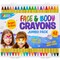 42PCS Face and Body Paint Crayons, Face Painting Kit Safe and Non-Toxic Ultimate Party Pack Including 14 Metallic Colors for Birthday Makeup Party Supplies, Festivals, Gifts for Kids Girls Boys